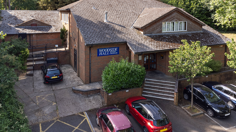 Aerial image of Woodside Hall