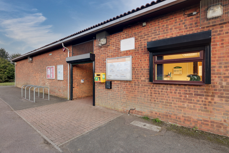 Entrance to local community centre