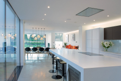 High End Bespoke Kitchen & Breakfast area for a Luxury House