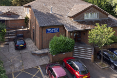 Aerial image of Woodside Hall